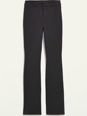 Old Navy High-Rise Pixie Flare Pants in Dark Charcoal